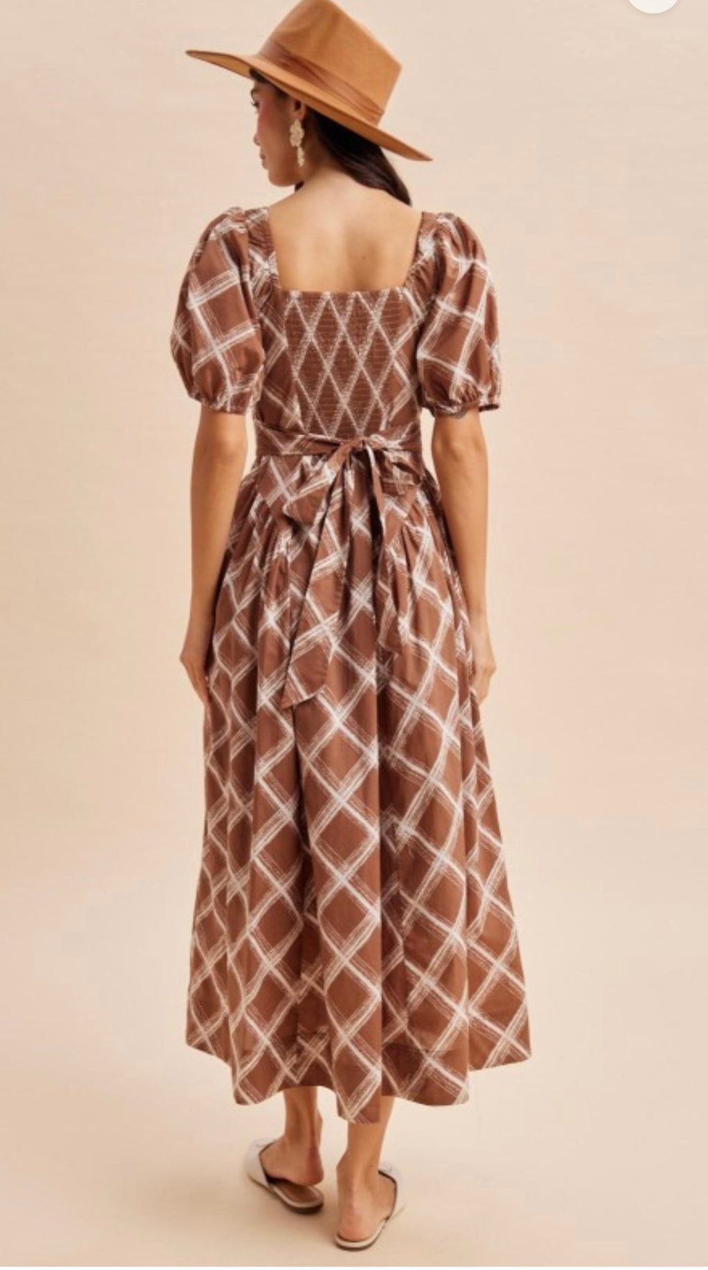 Bronze Brown Maxi dress