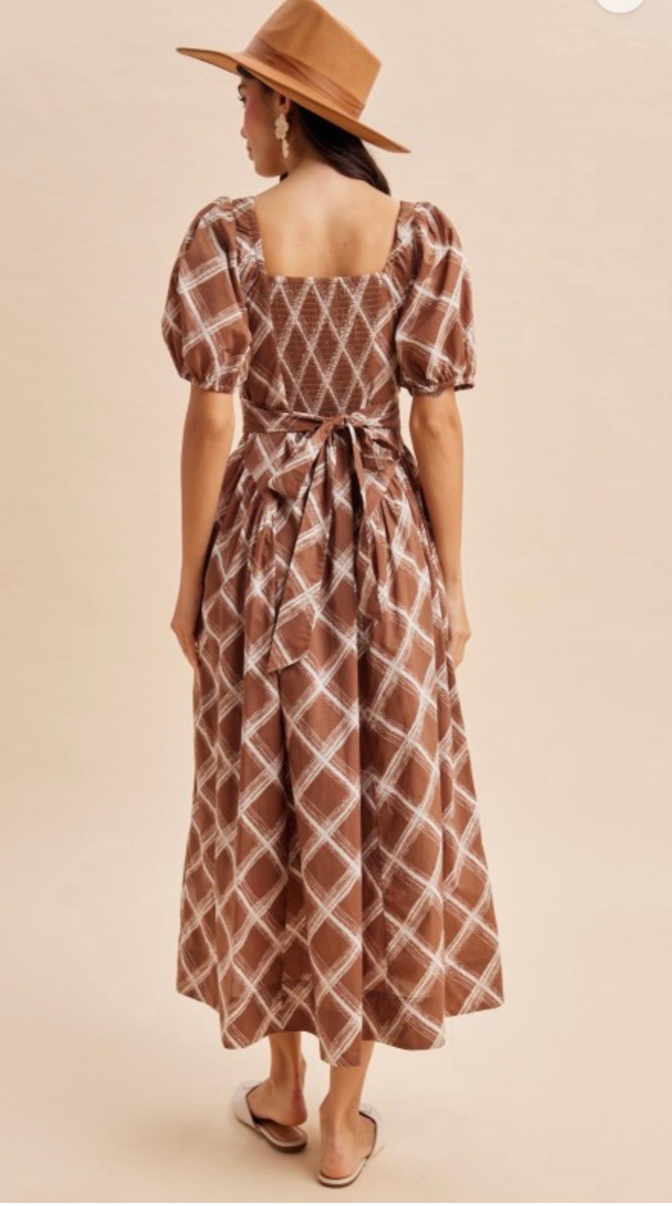 Bronze Brown Maxi dress