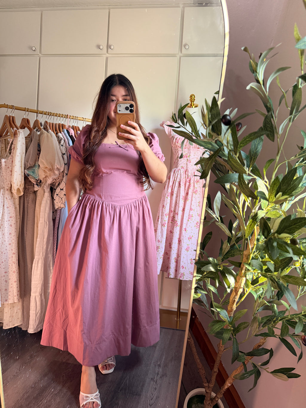 Sugar Plum midi dress