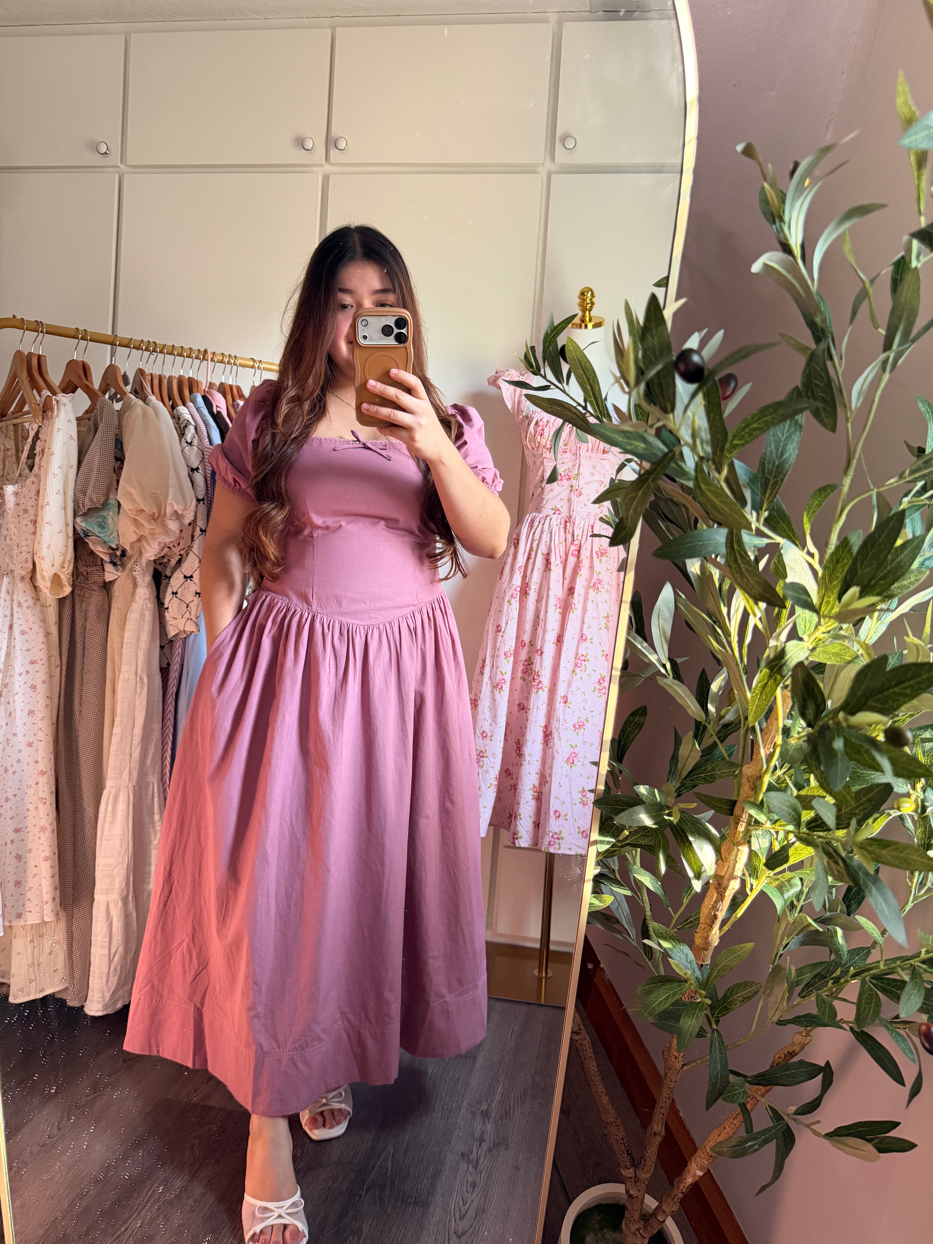 Sugar Plum midi dress